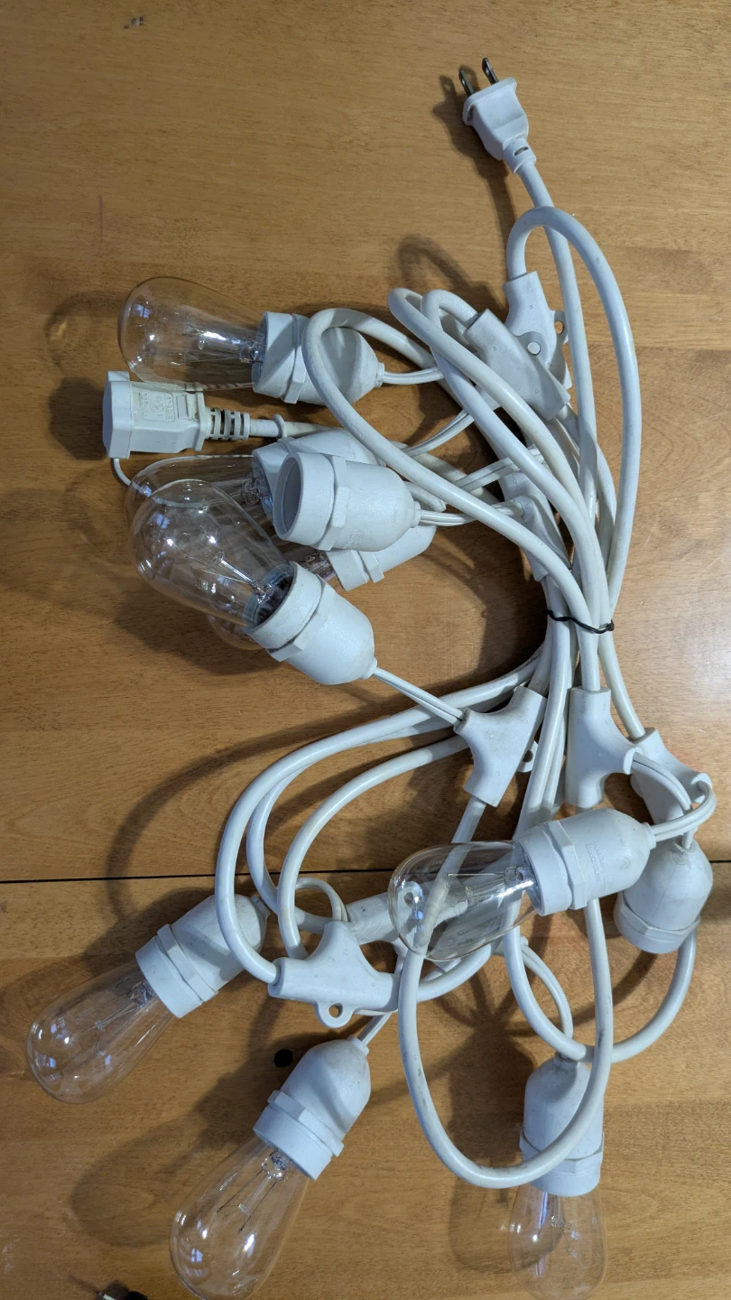 White String Lights 14.5 ft