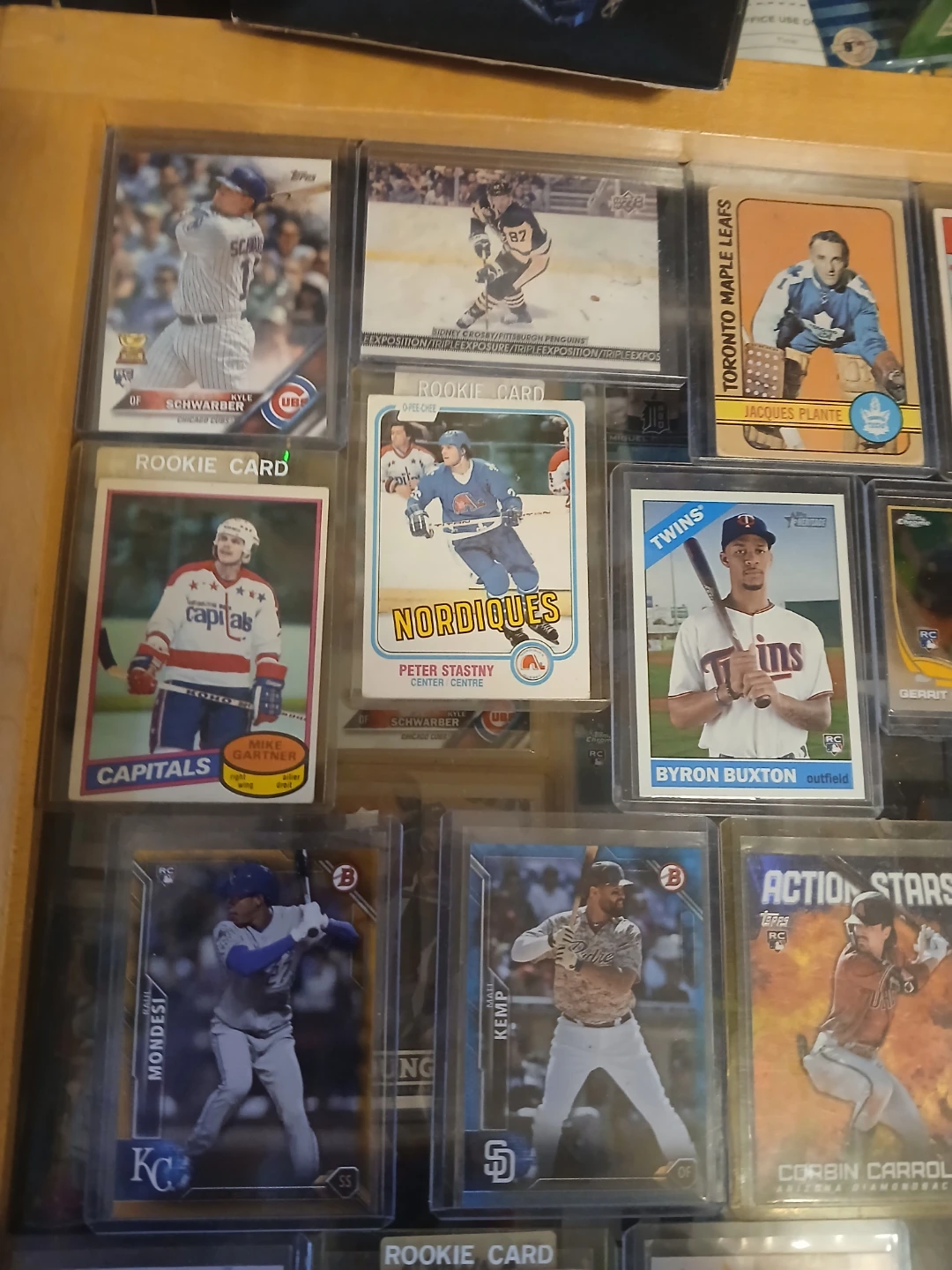 Collection of Hockey and Baseball Cards - photo 2