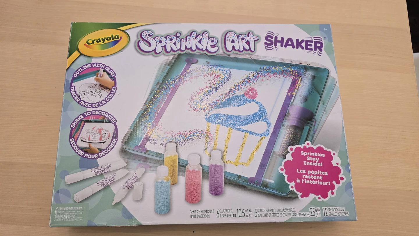 Crayola Sprinkle Art Shaker Kids Craft Kit