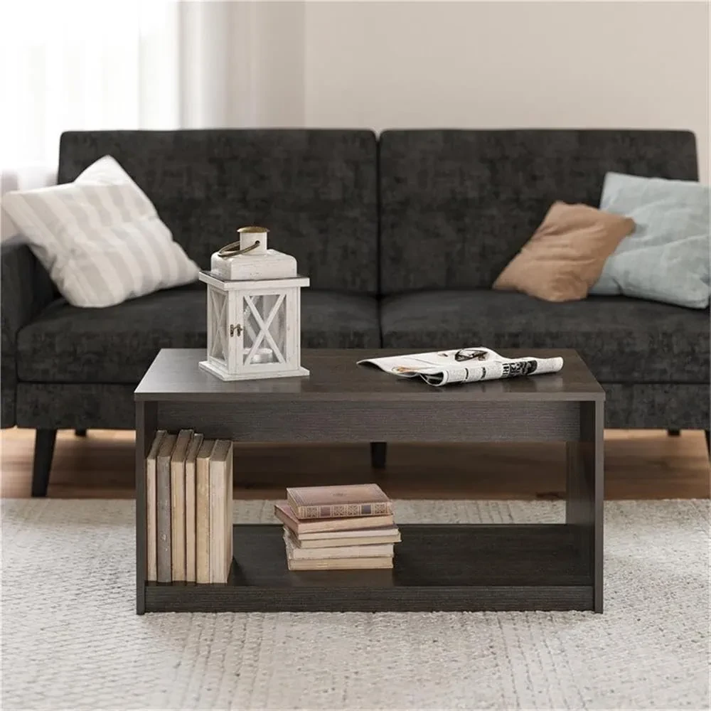 Dark Espresso Brown Oak Coffee Table - New in Box! 🥕 - photo 2