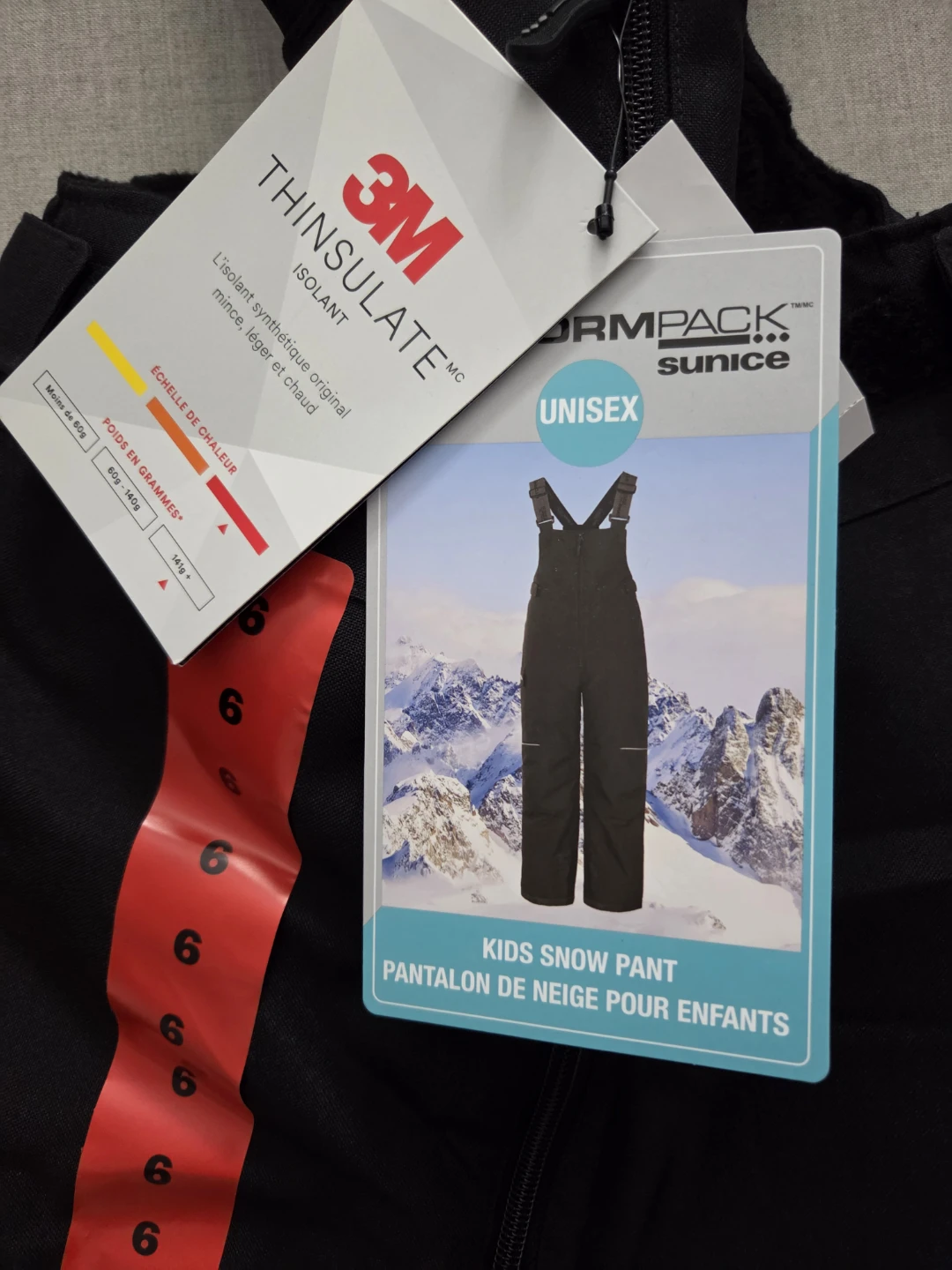 Stormpack Sunice unisex kids snow pants BNWT size 6 - photo 2