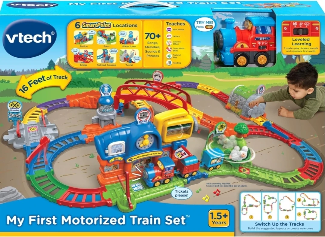 VTech My First Motorized Train Set