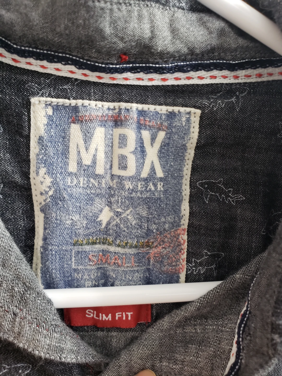 MBX Men's Short Sleeve Button Up Shirt.Slim fit.small size - photo 3