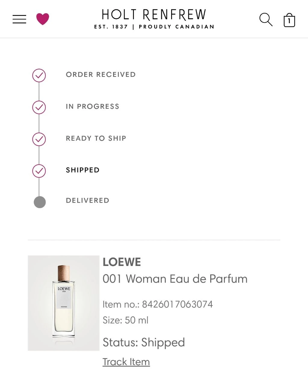 LOEWE 001 Woman Eau de Parfum 50 ml - photo 2