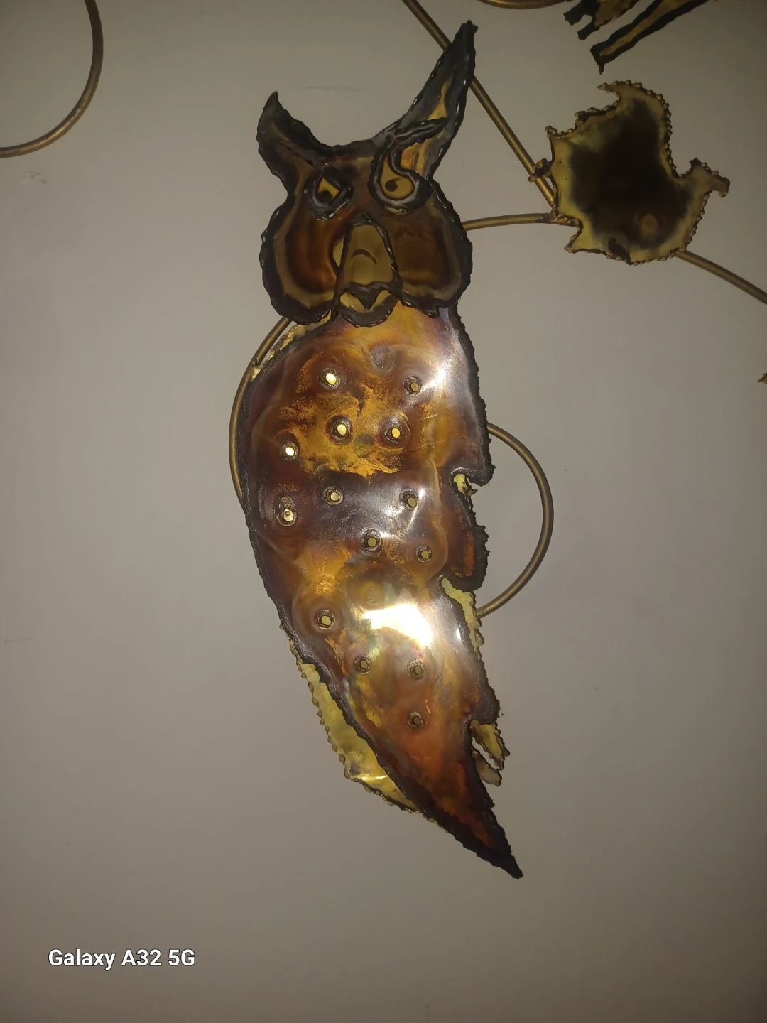 Metal Owl Wall Art Sculpture - photo 2