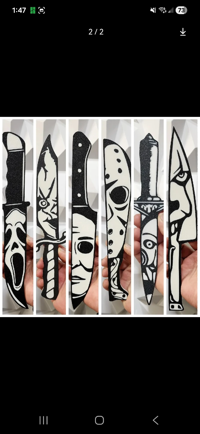 Horror Movie Character Knife Set - photo 2