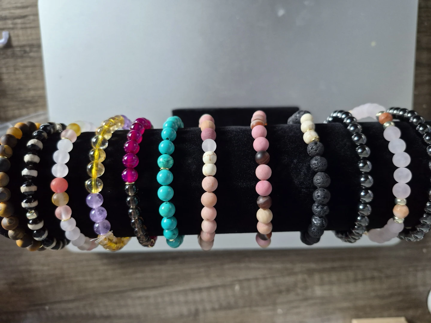 Turquoise Beaded Stretch Bracelet - photo 3
