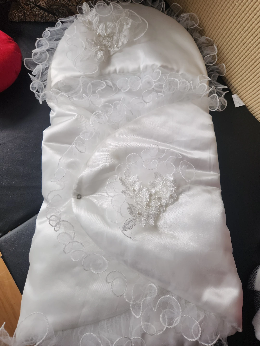 White Baby Christening Gown/Bunting
