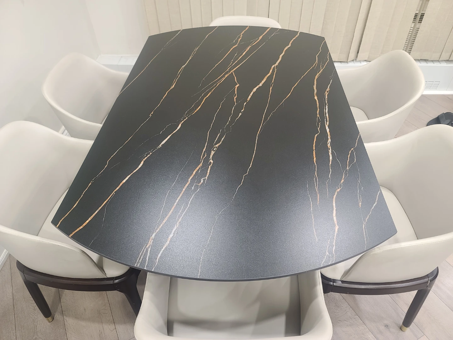 Modern Extendable Dining Table Set with 6 Chairs - photo 2