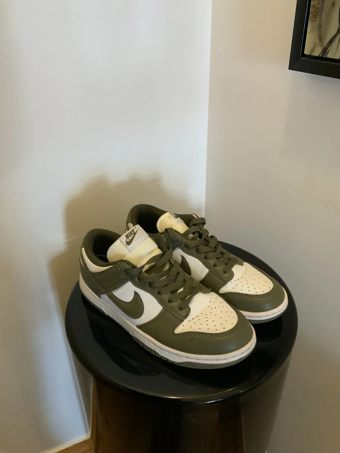 Nike Dunk Low Olive White Shoes