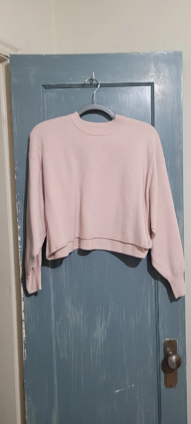Light Pink Cropped Sweater