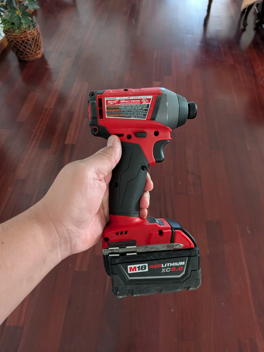 Milwaukee FUEL M18 Brushless Impact Wrench 5.0 Ah Battery - photo 5