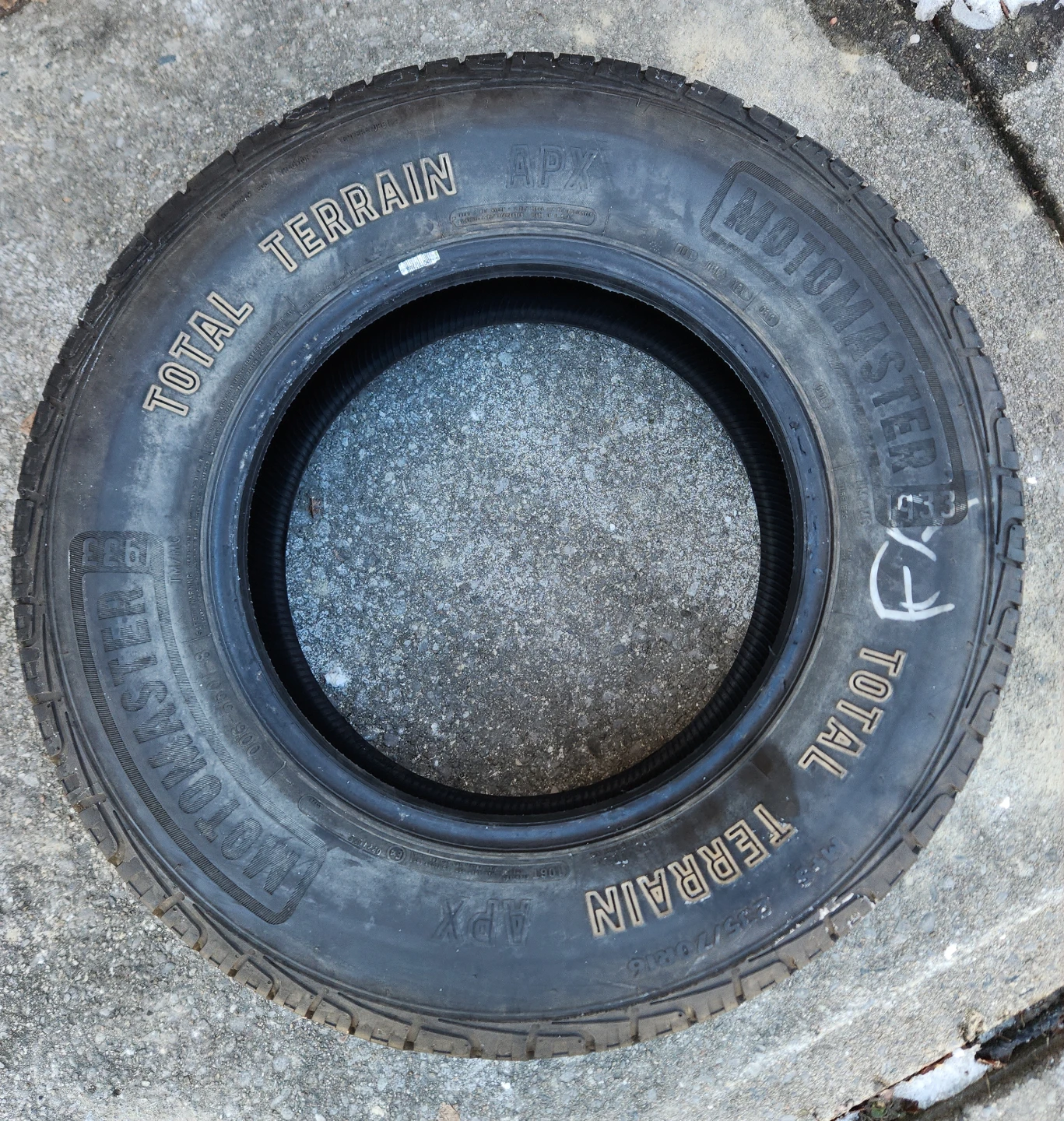 235/70R16 Motomaster Total Terrain Tires (2) - photo 2