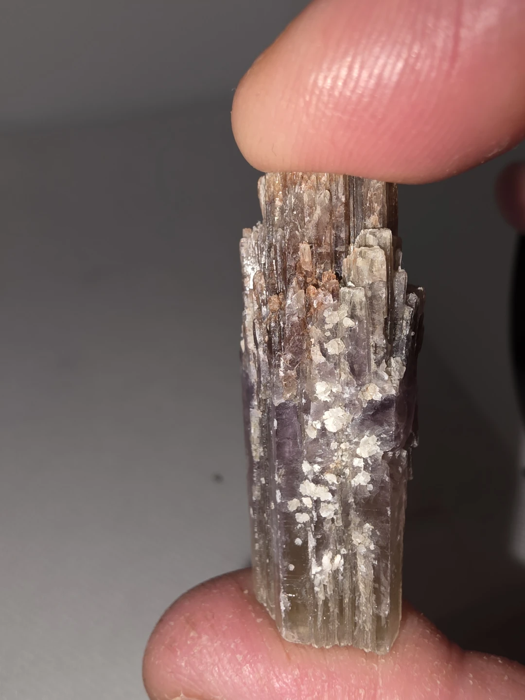 Purple aragonite Specimen - photo 4