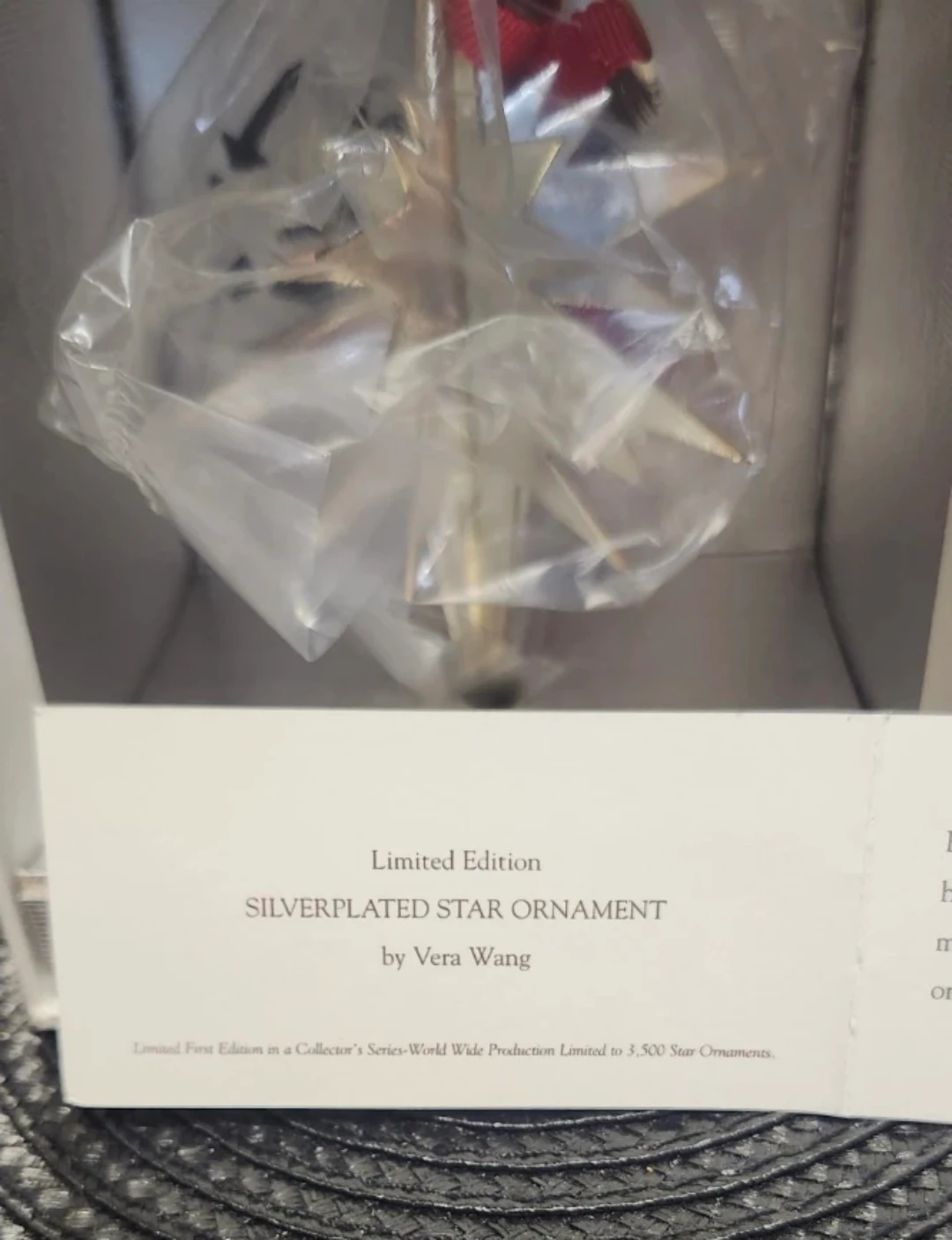 Vera Wang Silverplated Star Ornament - photo 3