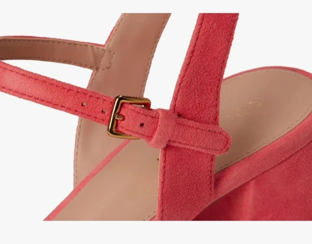 Cole Haan Coral Suede Block Heel Sandals - photo 4