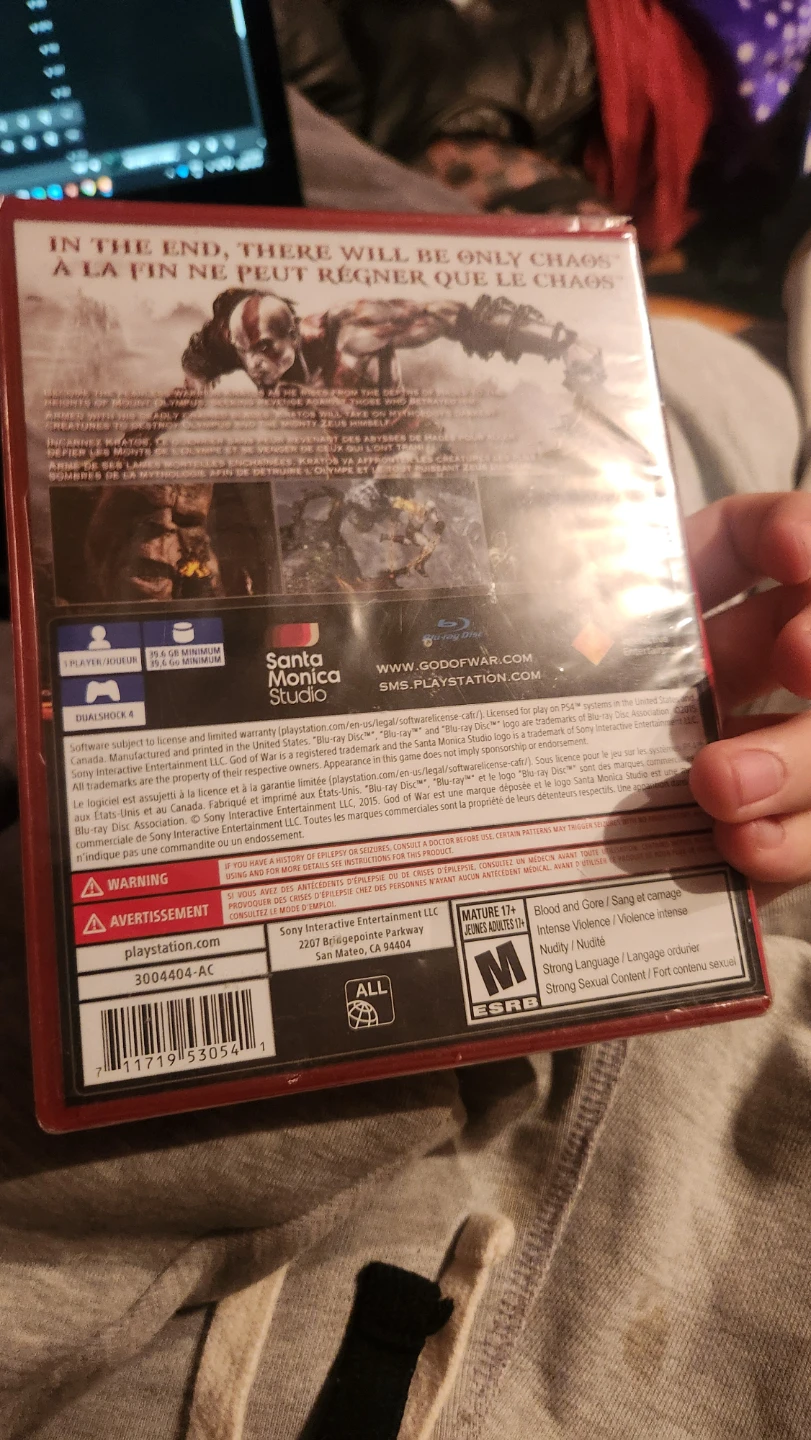 Sealed god of war remasterd - photo 3