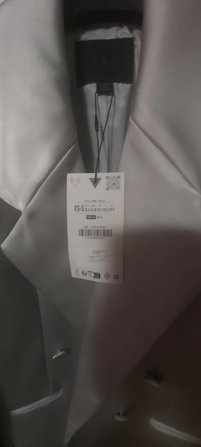 ZARA satin oversized jacket NEW size xs-s🏆 - photo 5