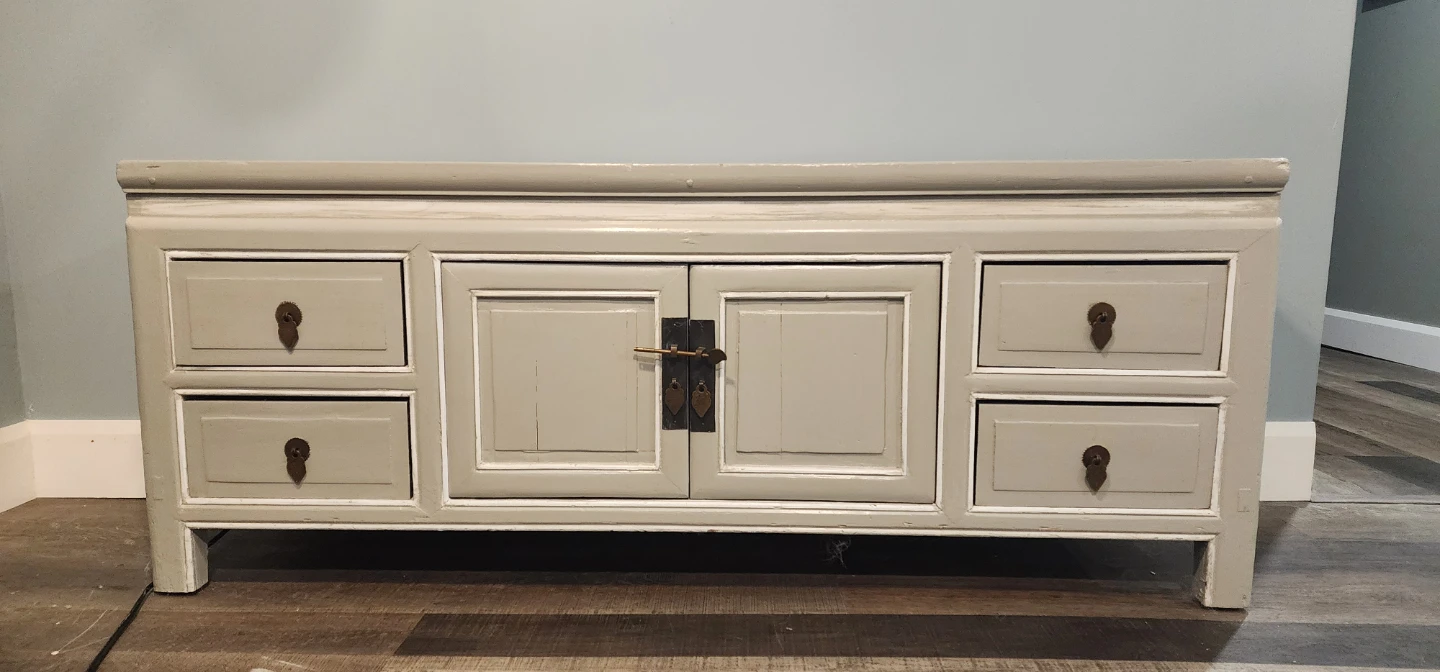 Grey Console Table / Cabinet