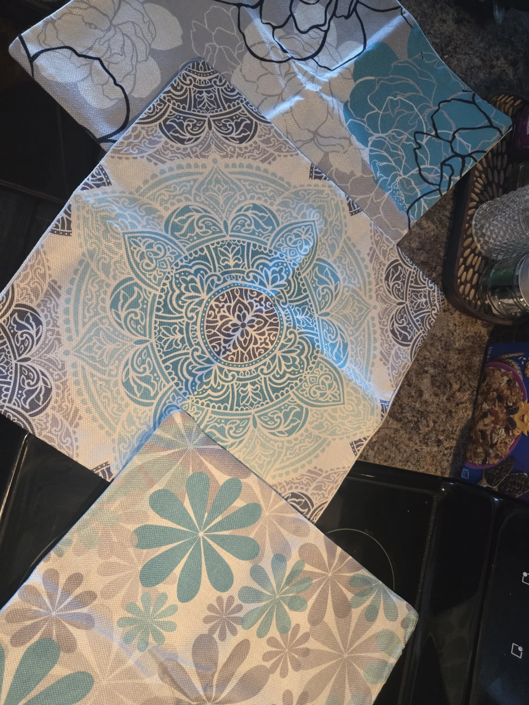 Set of 6 Decorative Throw Pillow Covers