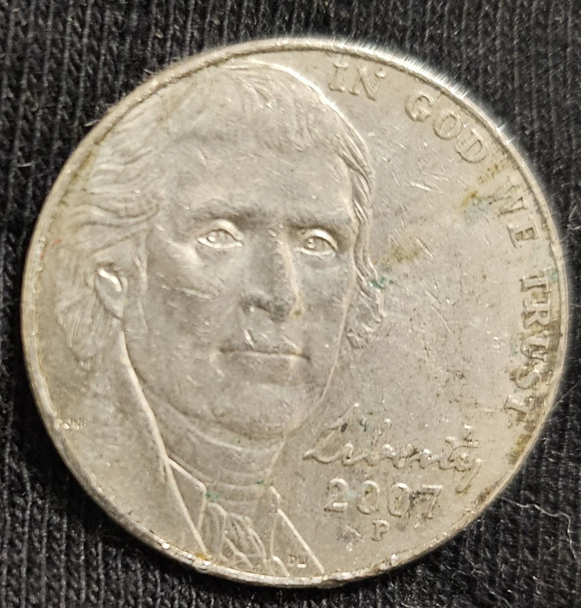 united states 2007 five cent coin - photo 3