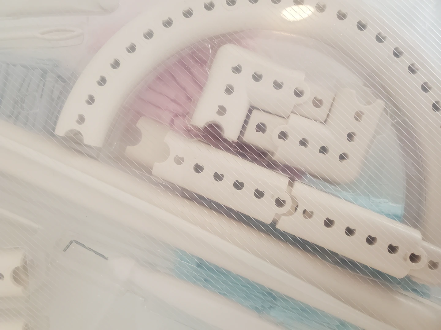 Knitting Loom Kit w/ Mixed Lot of Tools, Looms, Pegs And Case - photo 4