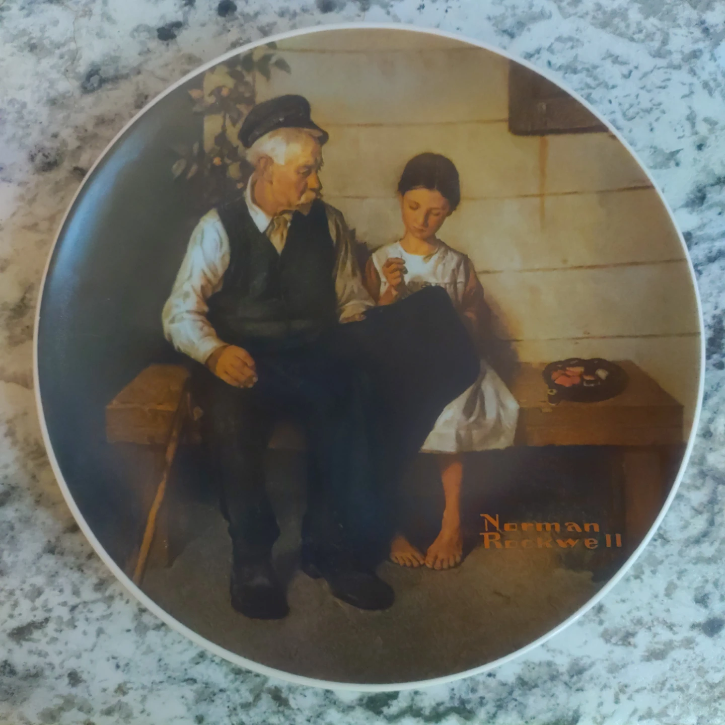 Norman Rockwell "The Lighthouse Keeper's Daughter" Plate