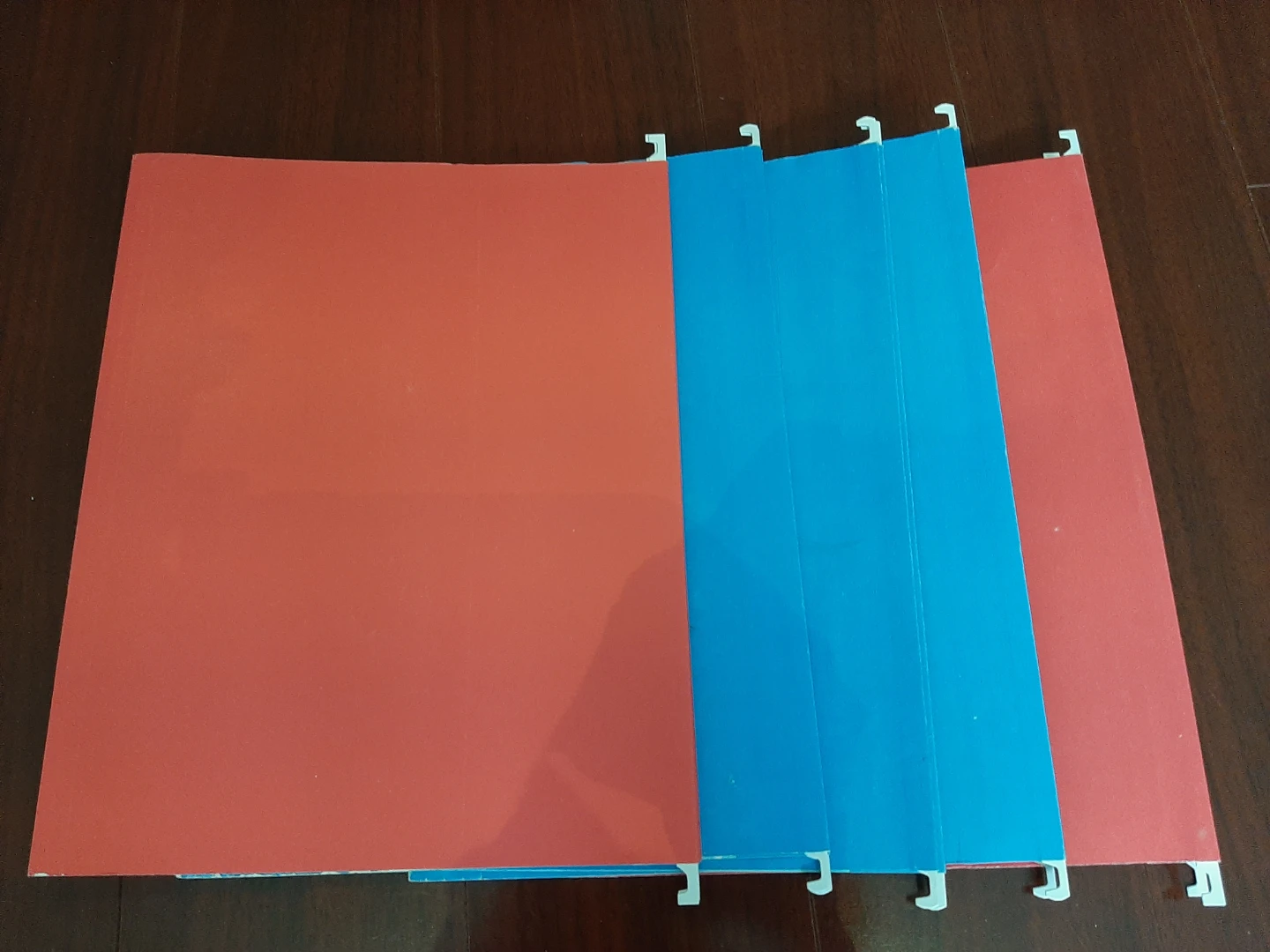 5 Hanging Letter File Folders