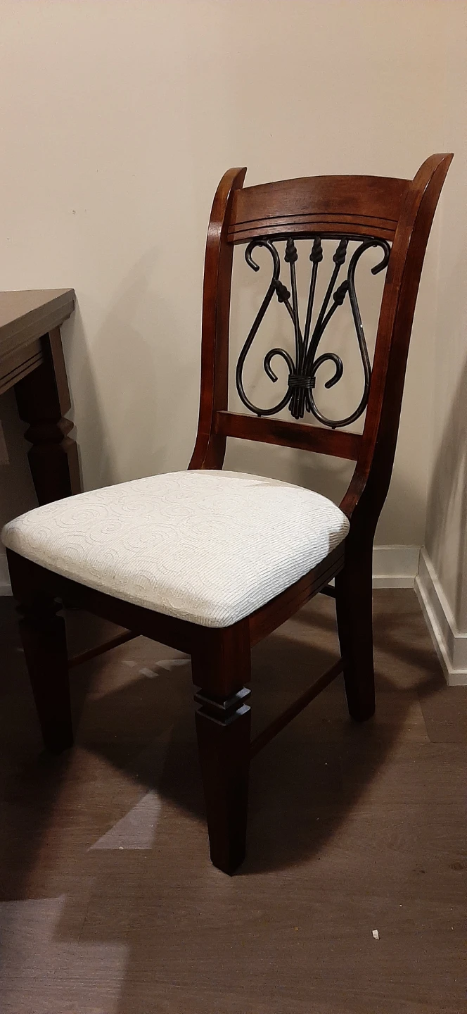 Wooden Dining Table and 4 Chairs - photo 2