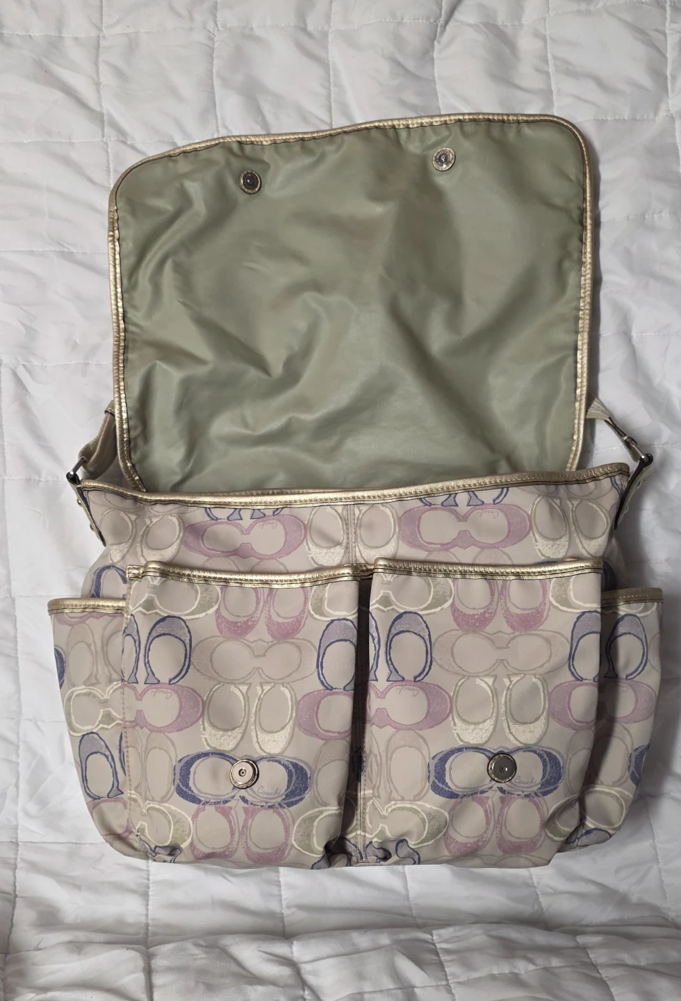 Coach Signature C Print Diaper Messenger Bag - photo 4