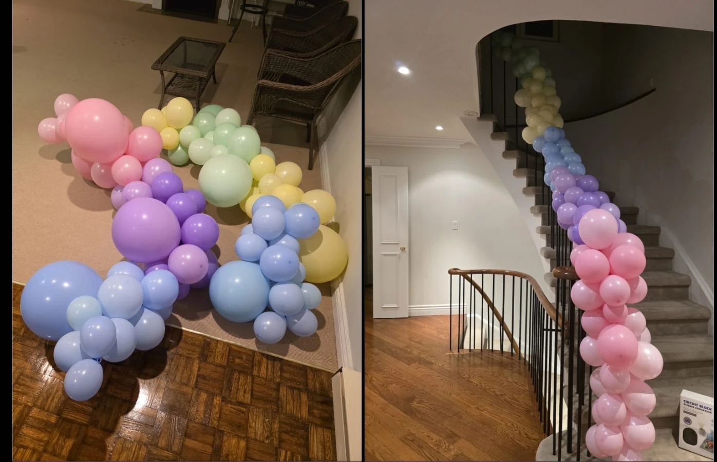 Free Pastel Balloon Garland