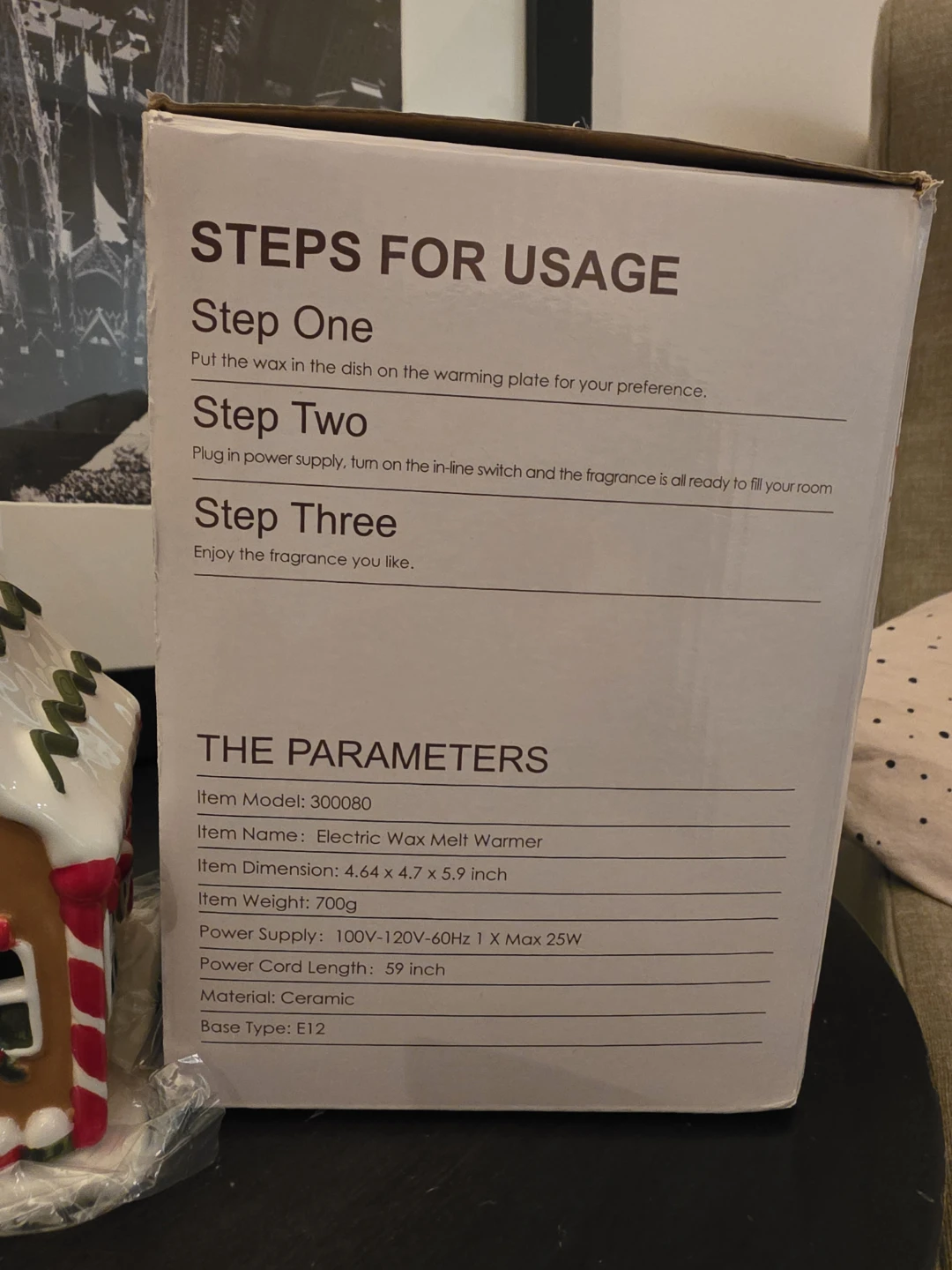 Arvidsson Gingerbread House Ceramic Decoration & Waxing usage - photo 3
