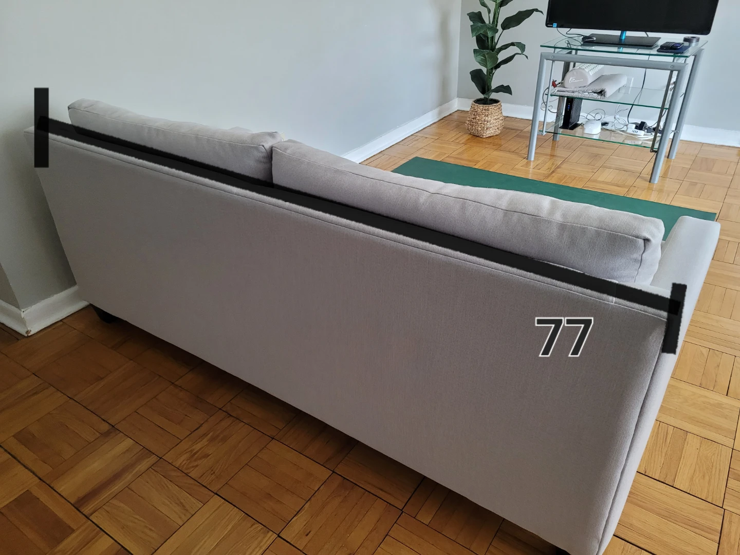 Light Grey Sofa | In-house pick up Only** - photo 5