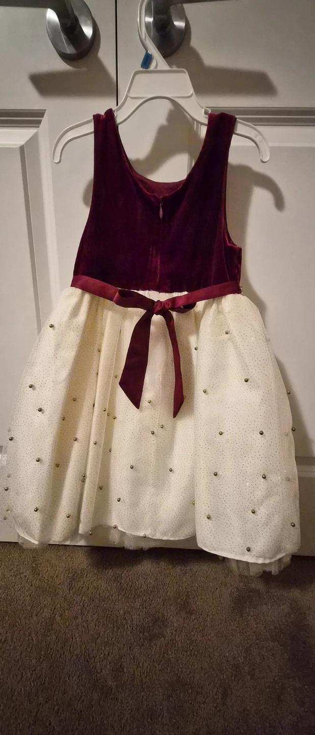 Girls' Velvet & Tulle Dress - photo 2