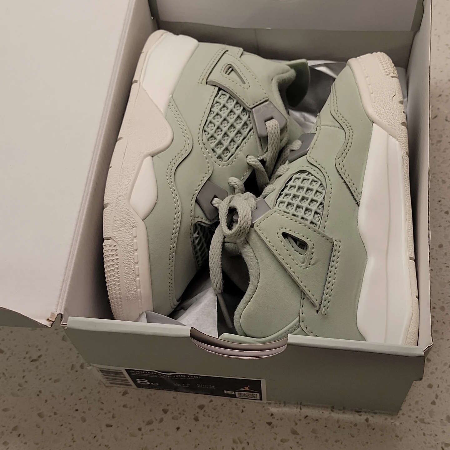 Jordan 4 Retro TD "Mint Foam" Toddler Shoes