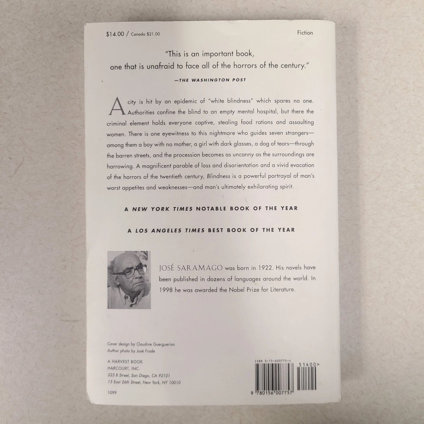 Blindness by José Saramago - photo 2