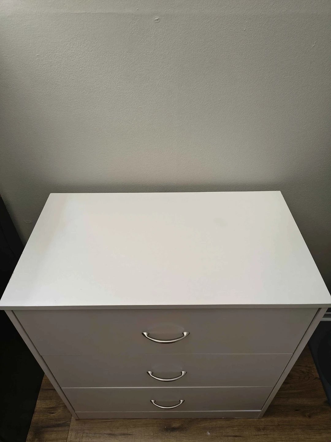 White 3-Drawer Filing Cabinet - photo 2
