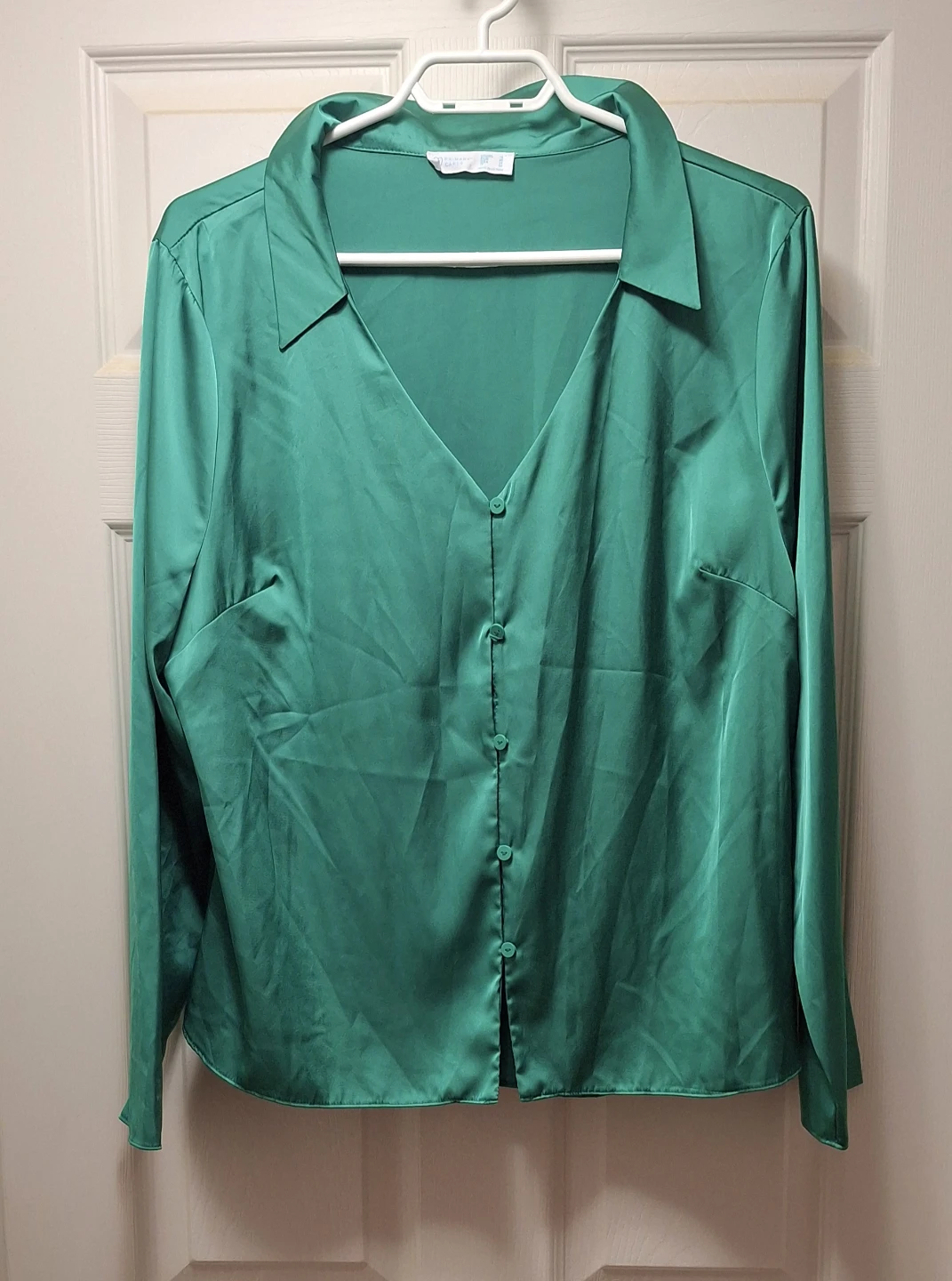 Women's Green Blouse (Size 14)