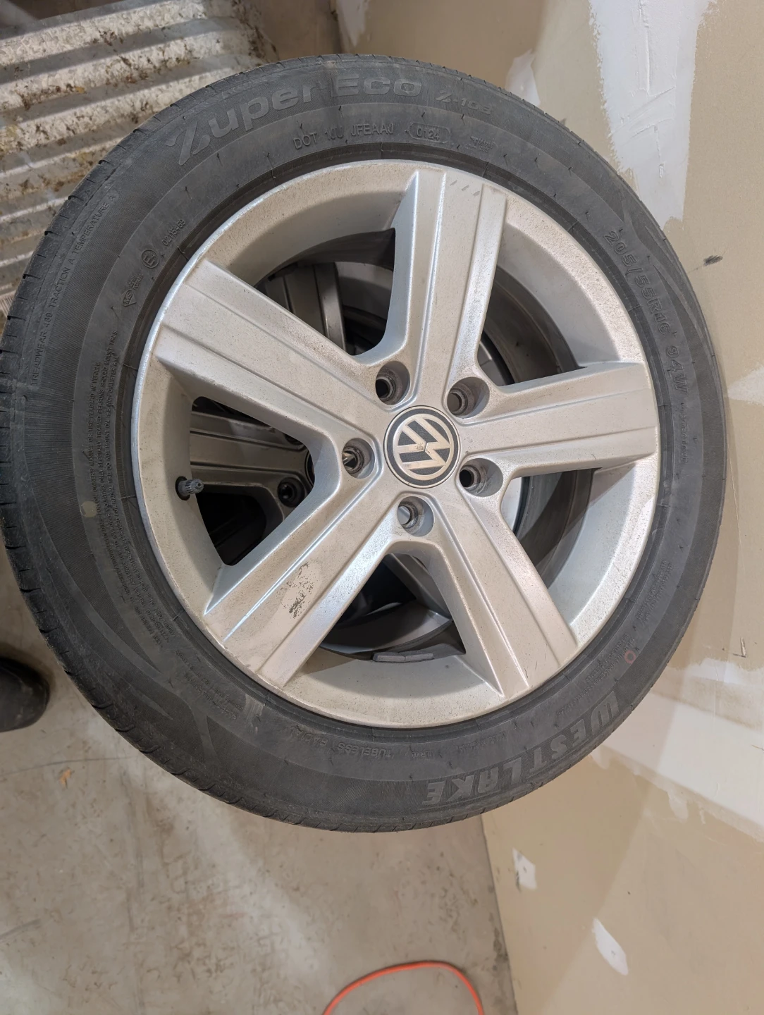 Volkswagen Wheel and Tire Set