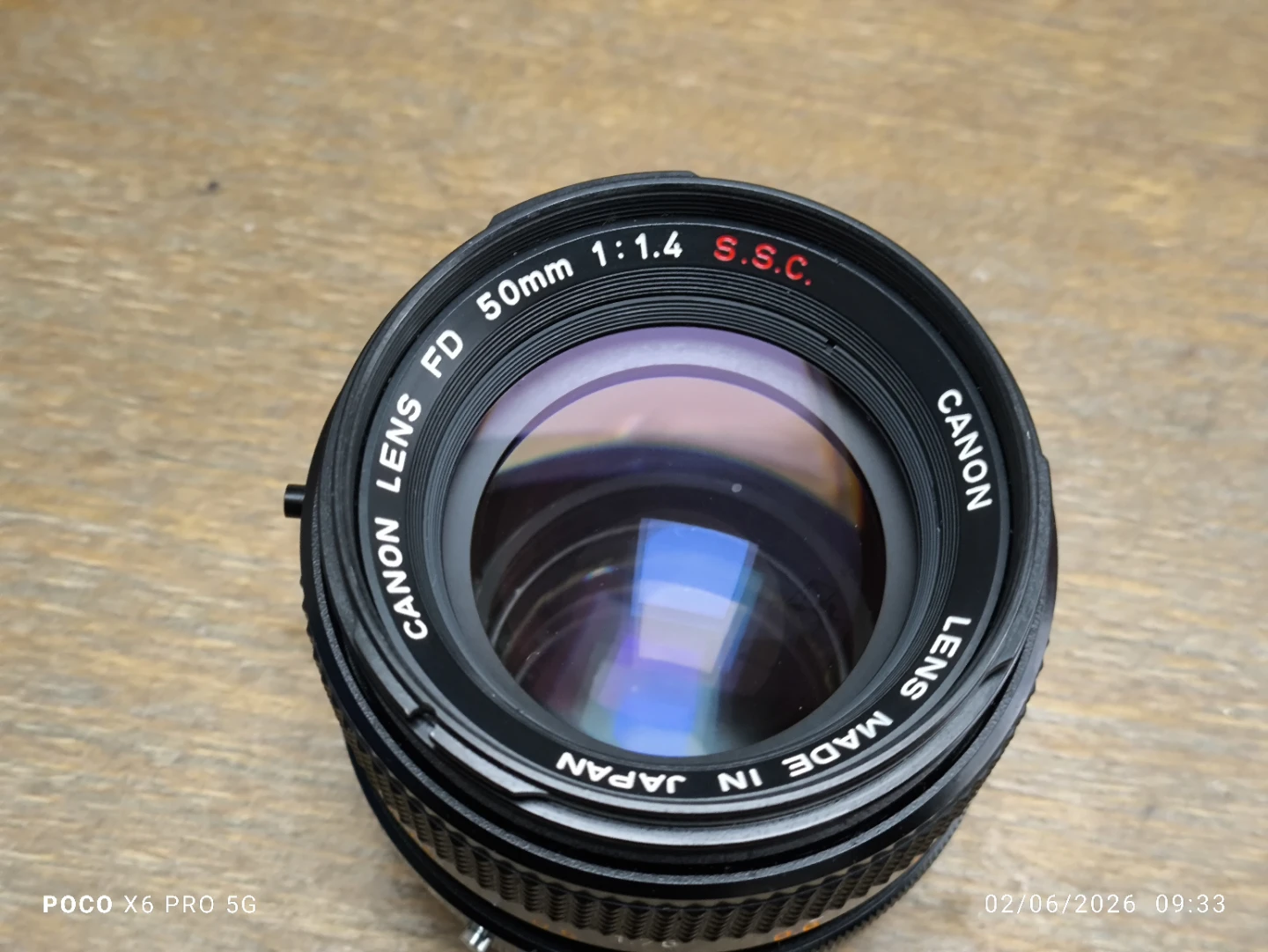 Canon FD 50mm 1:1.4 S.S.C. Lens