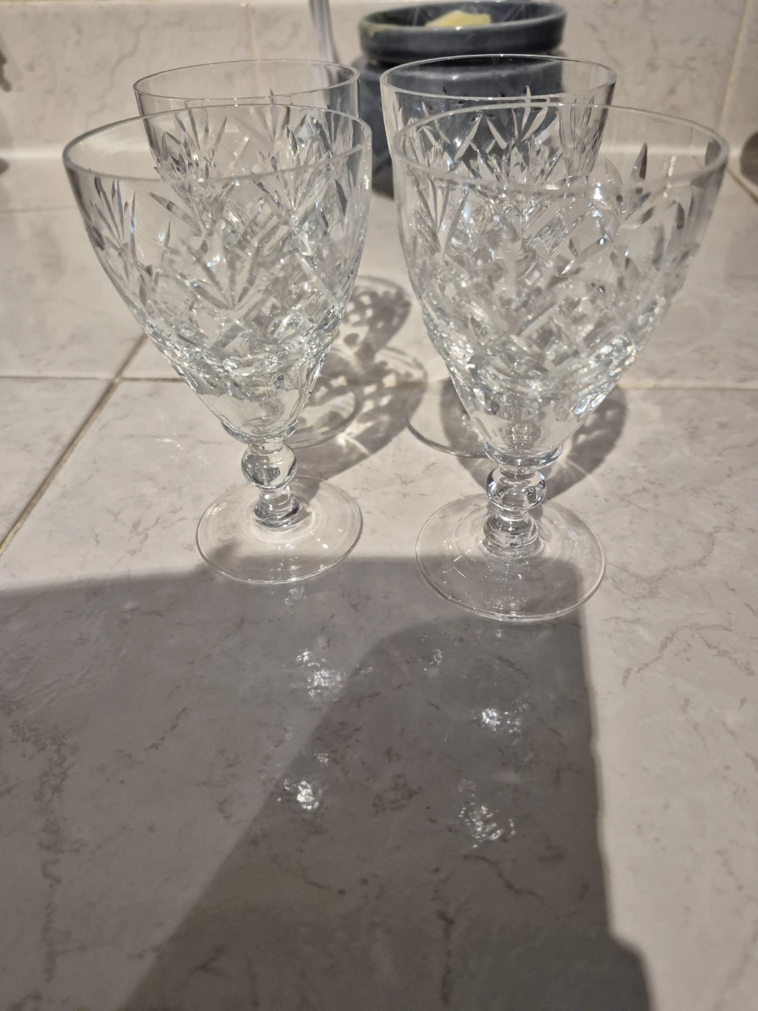 Crystal Wine Glasses Set