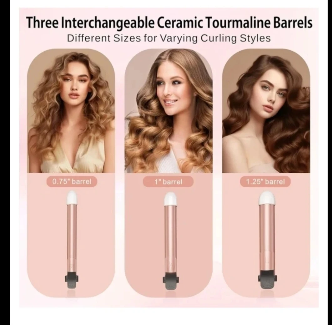 3 in 1 Auto Rotating Curling Iron"🏆"brand new - photo 2