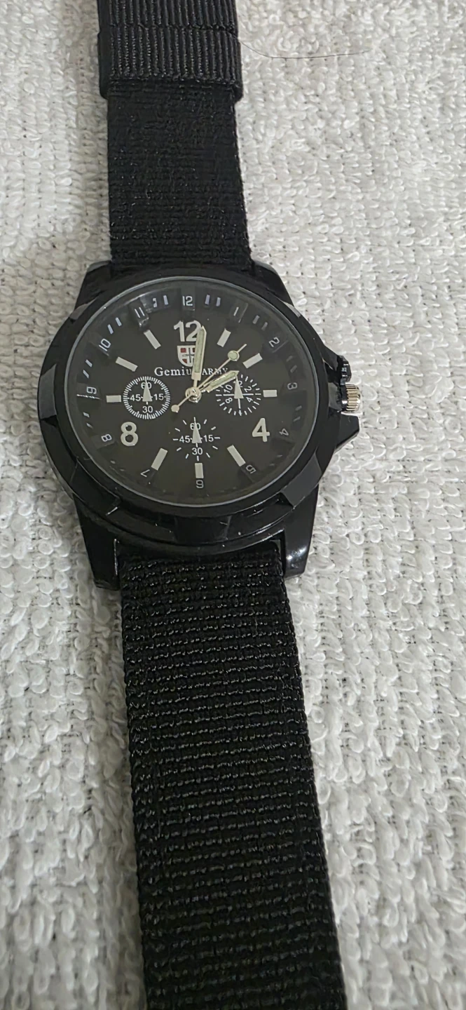 Gemiux Army Watch - Black Nylon Strap - photo 3
