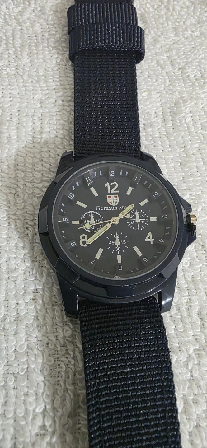 Gemiux Army Watch - Black Nylon Strap - photo 4