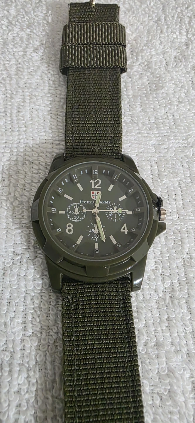Gemiux Army Watch - Black Nylon Strap - photo 5