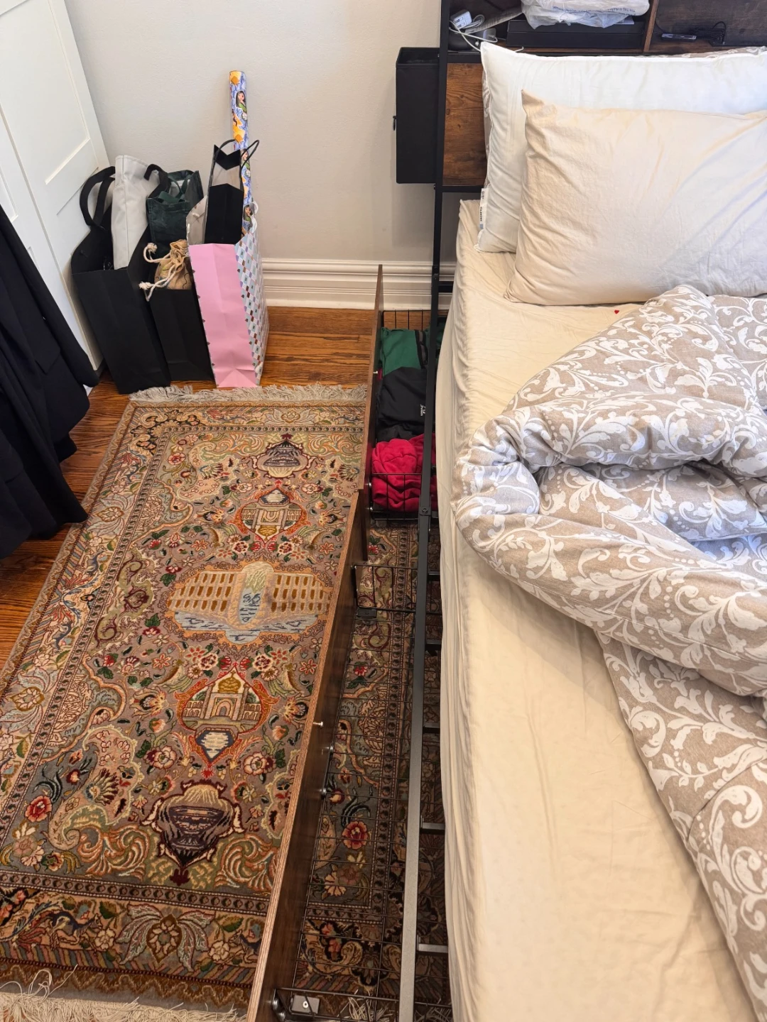 Moving Sale - Queen Bed Frame with Storage - photo 4