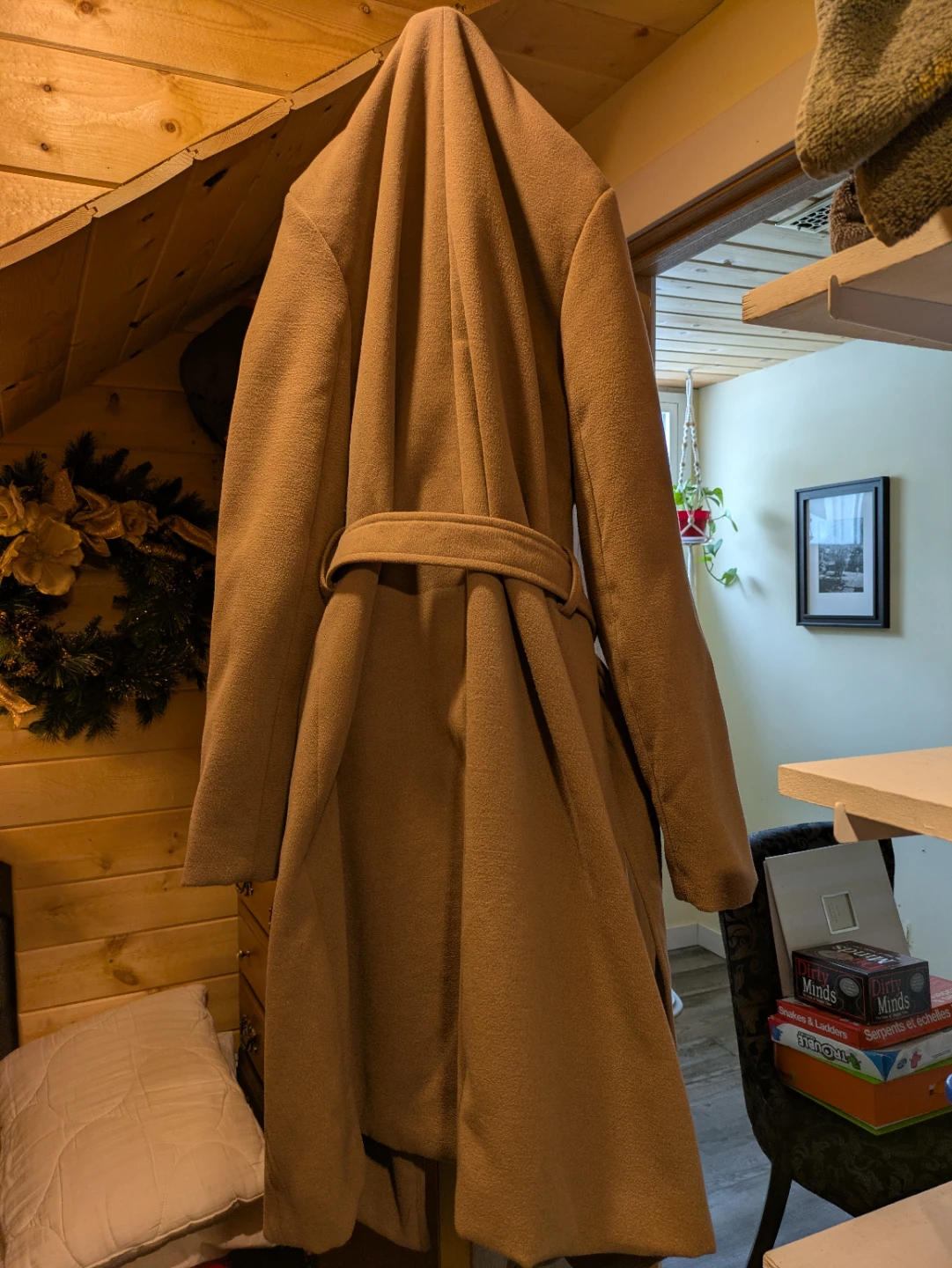 Camel Belted Wrap winter Coat 🥕 - photo 2