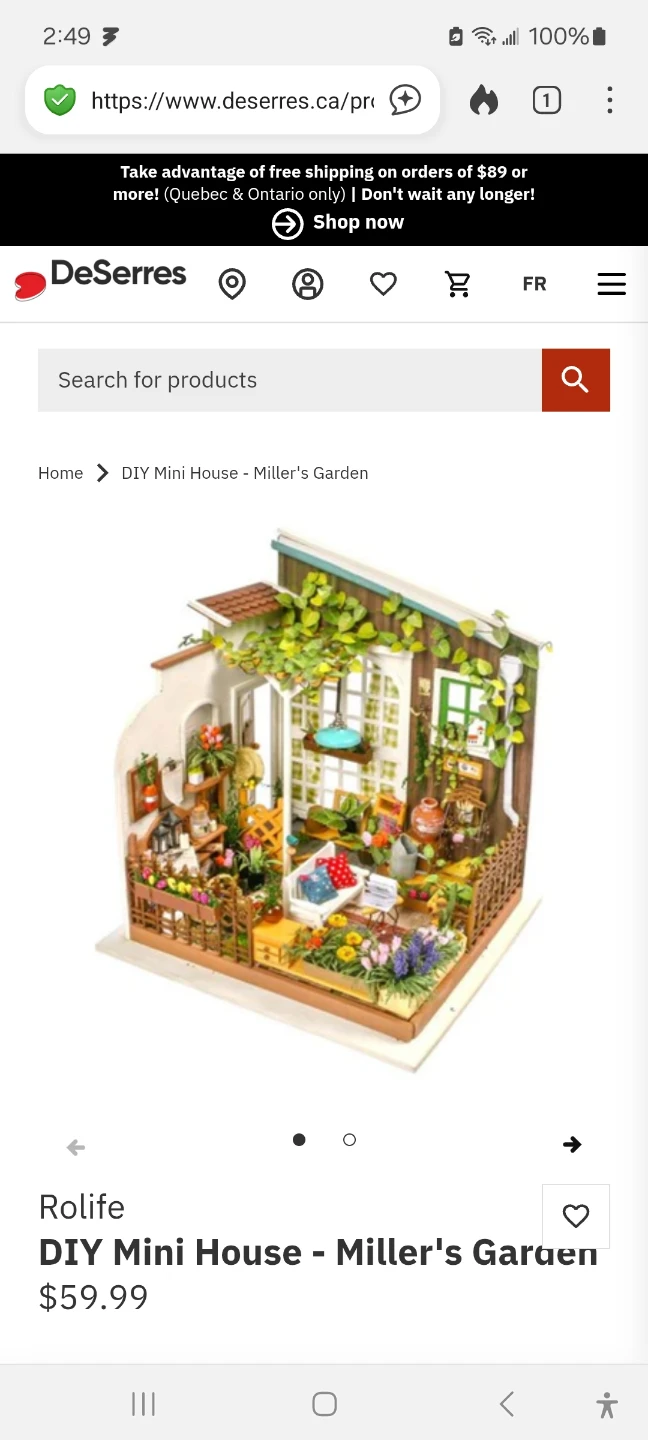 Rolife DIY Mini House - Miller's Garden Kit
