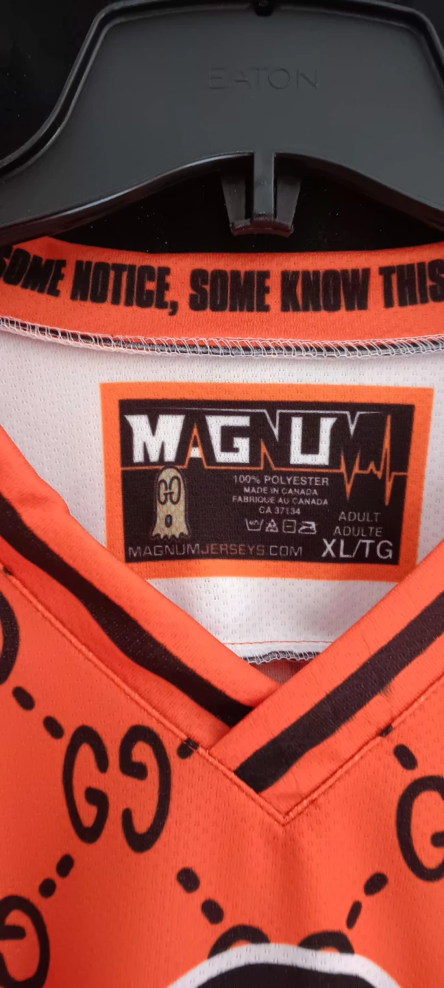 Magnum Adult XL/TG Orange Ghost Hockey Jersey - photo 3