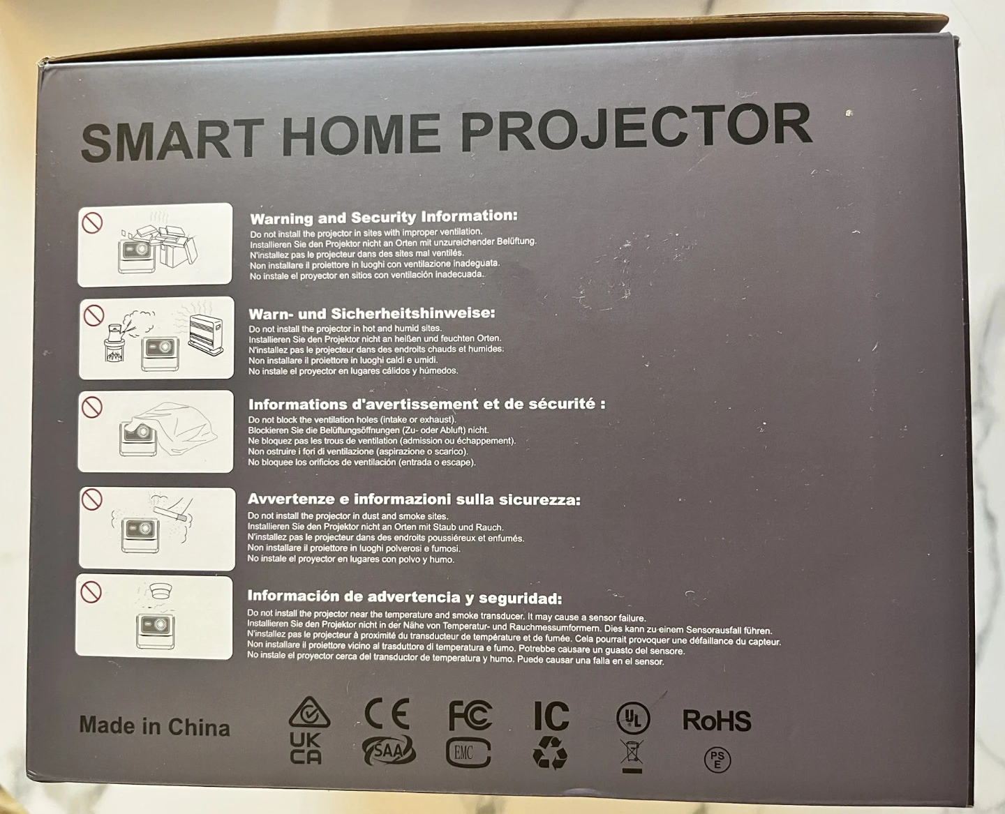 VOPLLS Smart Home Projector with Google TV - photo 4